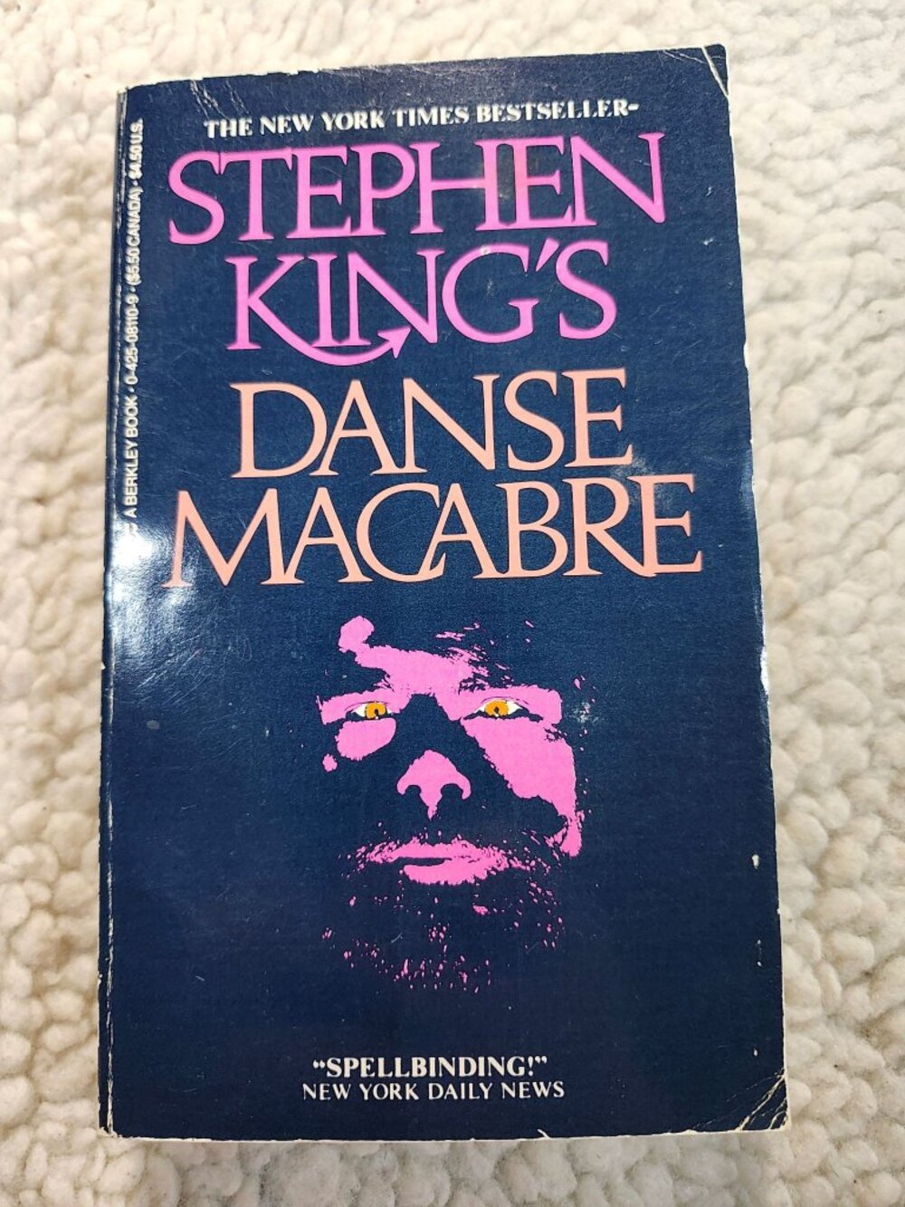 Stephen King Danse Macabre Paperback Berkley Trade PB Horror Essays 1983 Used